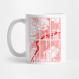 Bamako, Mali City Map Typography - Oriental Mug